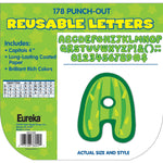 Eureka® A Sharp Bunch 4" Cactus Letters, Green, 178 Per Pack, 3 Packs (EU-845268-3)