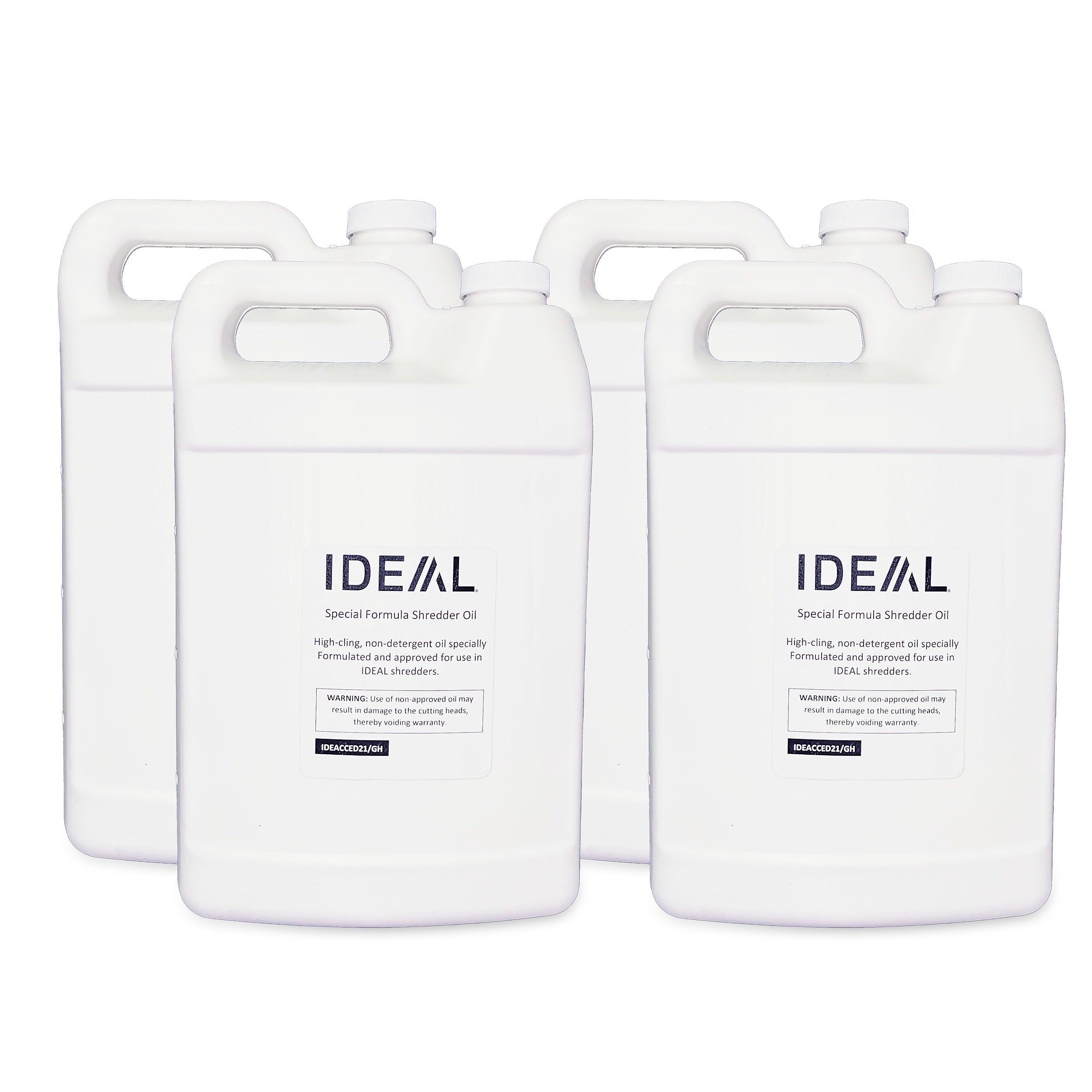 IDEAL Special Lubricating Shredder Oil, 128 oz., 4/Pack (IDEACCED21/GH)