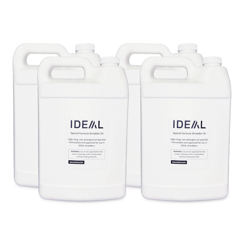 IDEAL Special Lubricating Shredder Oil, 128 oz., 4/Pack (IDEACCED21/GH)