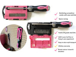 Apollo Tools 13-in-1 Ratcheting Screwdriver with Bit Set, Pink/Black (DT5021P)