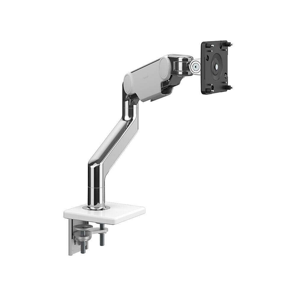 Humanscale M10 Adjustable Single Monitor Arm, Polished Aluminum (M11TBW)