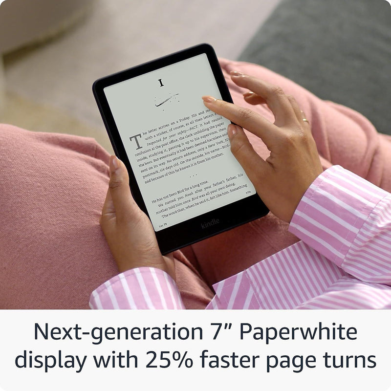Amazon Kindle Paper 7" Tablet, WiFi, Fire OS, Black (53-034930)