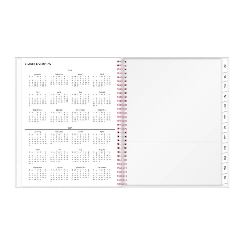2026 Blue Sky Joselyn 8.5" x 11" Calendar Year Weekly & Monthly Planner, Plastic Cover, Multicolored (110394-26)