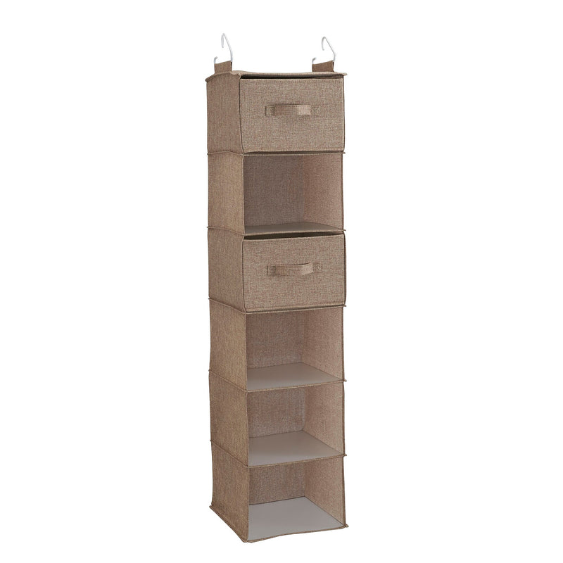 Household Essentials Hanging Closet Organizer, 6 Shelf (7802-1)