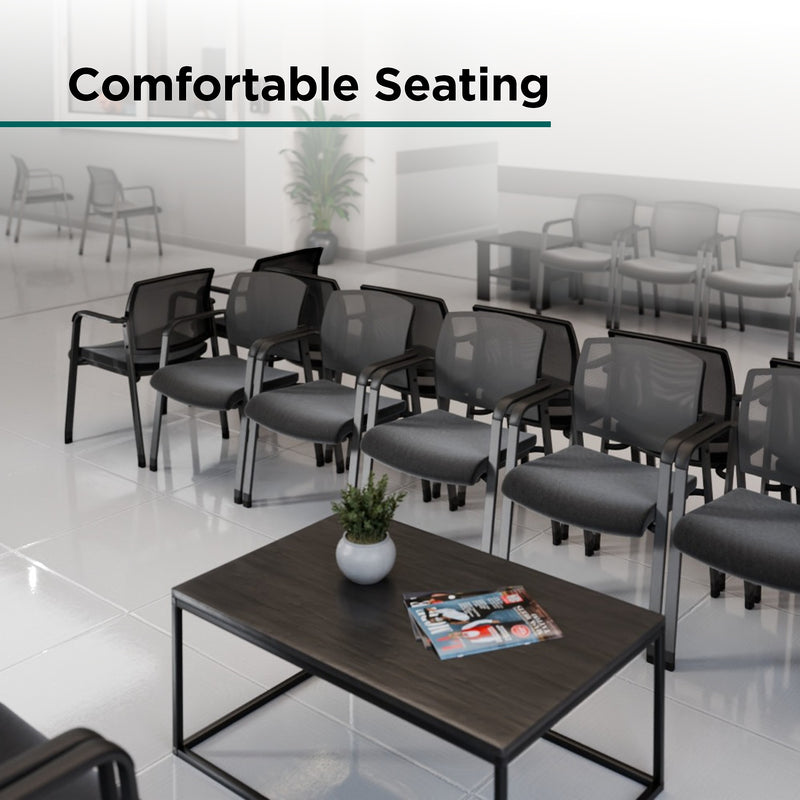 Workplace2.0™ Esler Fabric Guest Chair, Black (UN28355-CC)