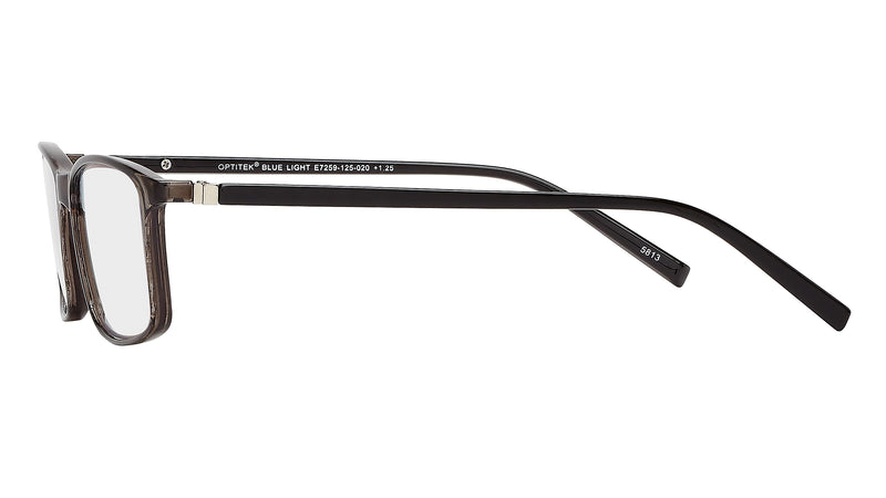 SAV Optitek Blue Light +1.25 Reading Glasses, Gray (E7259)
