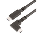 StarTech 6.6ft USB-C Cable, Right-Angled, USB 5Gbps, 100W (5A) PD, 4K 60Hz DP Alt Mode, Rugged USB C Cord, Thunderbolt Compat