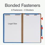 Pendaflex Heavy Duty Classification Folder, 3-Dividers, 3" Expansion, Legal Size, Blue, 10/Box (1006944)