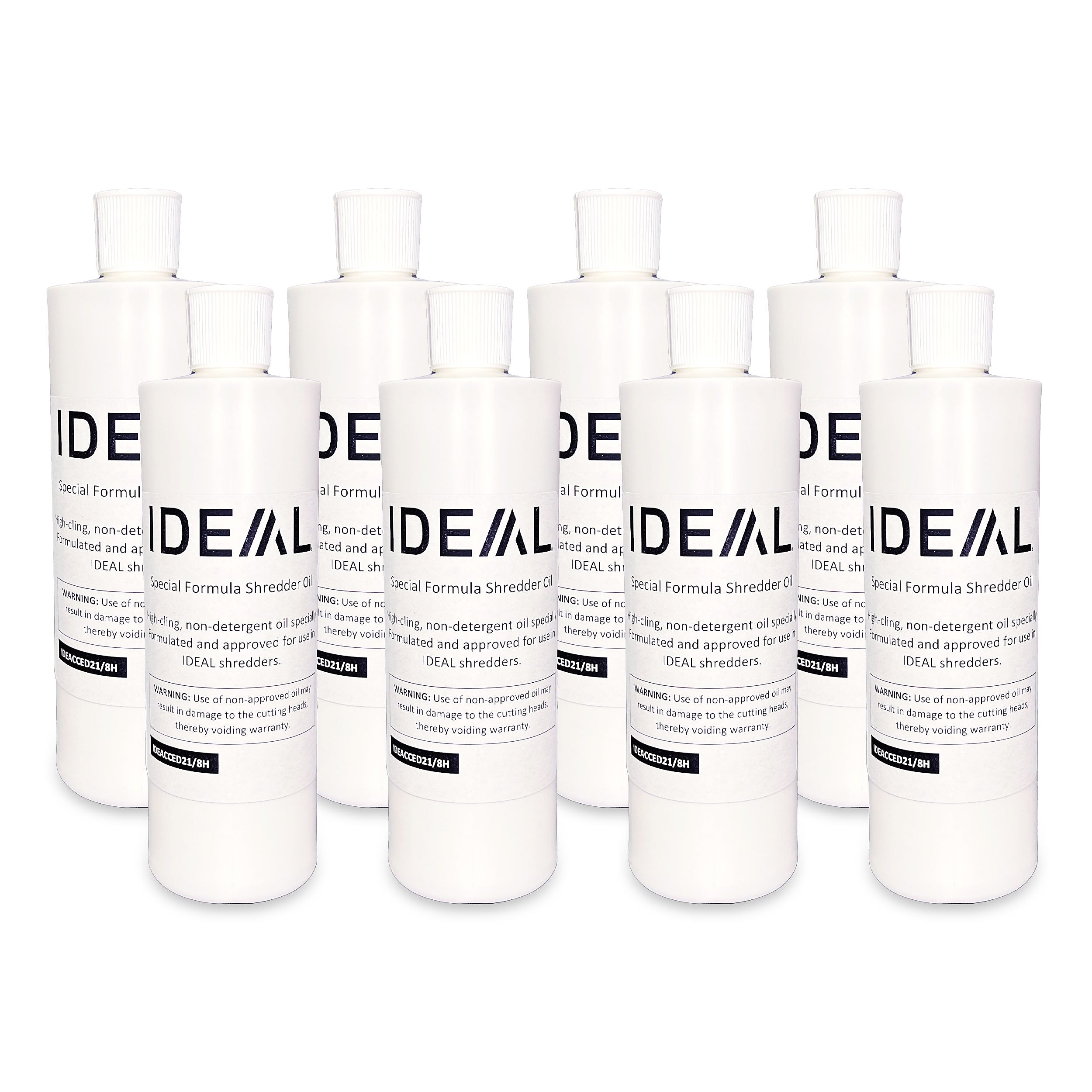 IDEAL Special Lubricating Shredder Oil, 16 oz., 8/Pack (IDEACCED21/8H)