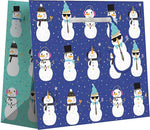JAM Paper Snowman Party Large Gift Bags, 120/pack (526BXLT6081)