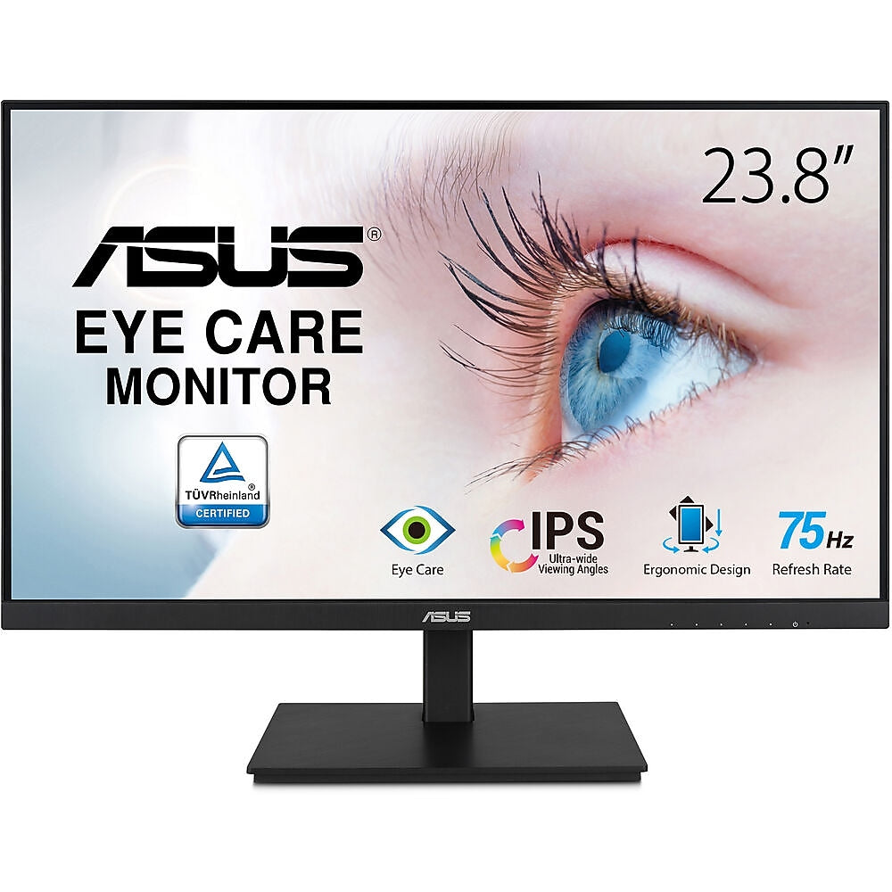 Asus 24" FHD 75 Hz IPS Monitor, Black (VA24DQSB)