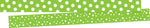 Barker Creek Double-Sided Border, 35" x 3", Dot to Dot Lime, 24/Pack (4438)