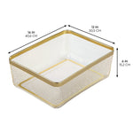 mDesign Steel Organizers, Soft Brass (25953)