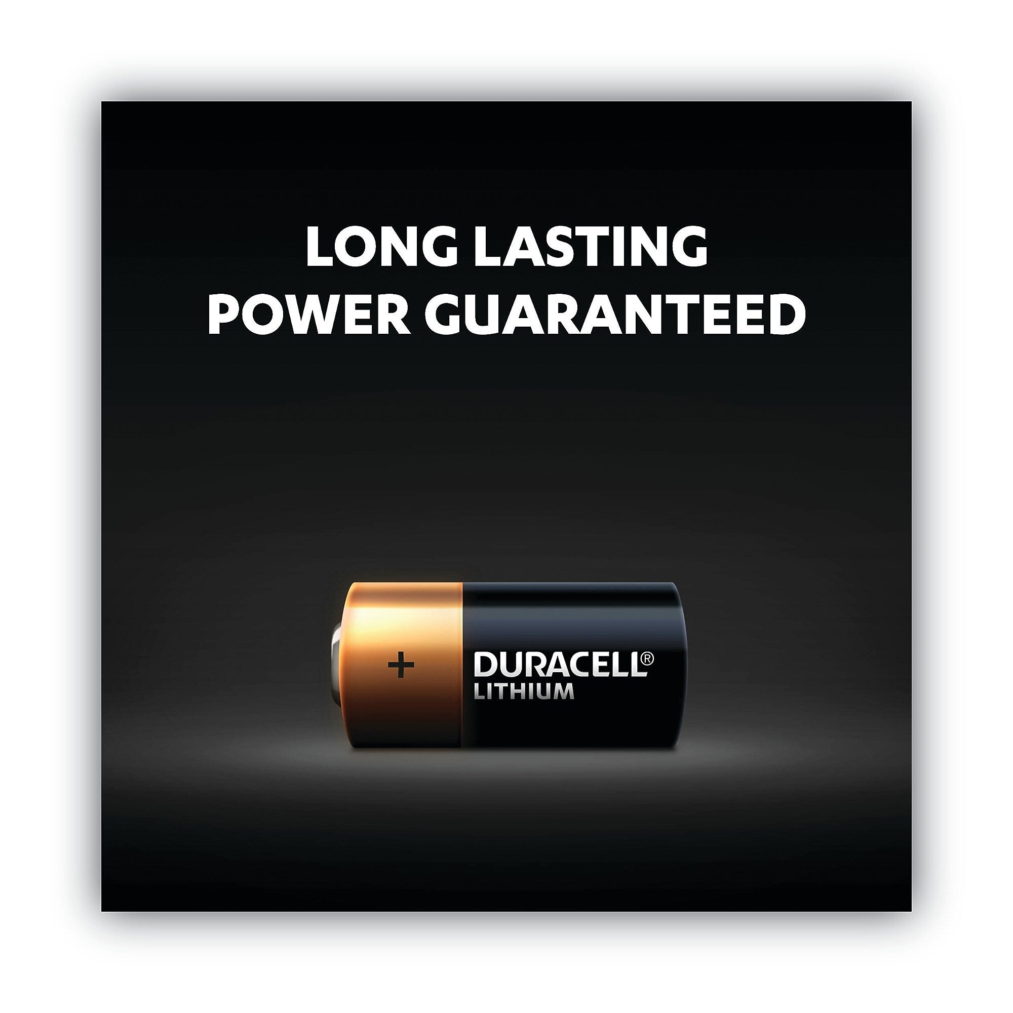 Duracell Specialty High-Power Lithium Batteries, 123, 3 Volt, 4/Pack (DURDL123AB4PK)