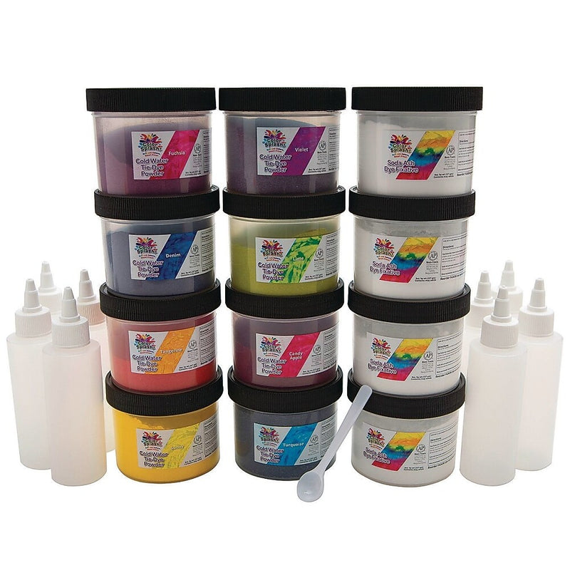 Color Splash Tie-Dye Factory Cold Water Dye Kit, 20/Pack (FA3464)
