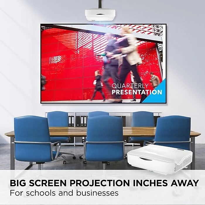 ViewSonic 5000 Lumens WUXGA Ultra Short Throw Projector, White (LS832WU)
