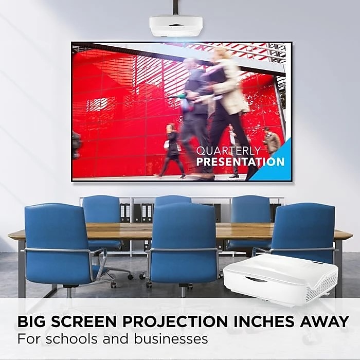 ViewSonic 5000 Lumens WUXGA Ultra Short Throw Projector, White (LS832WU)