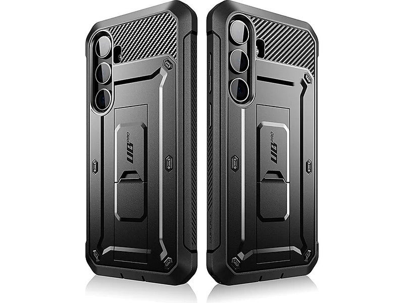 SUPCASE Unicorn Beetle Pro Rugged Case for Samsung Galaxy S24, Shock Absorbing, Black (GS24UBPR2SBK)