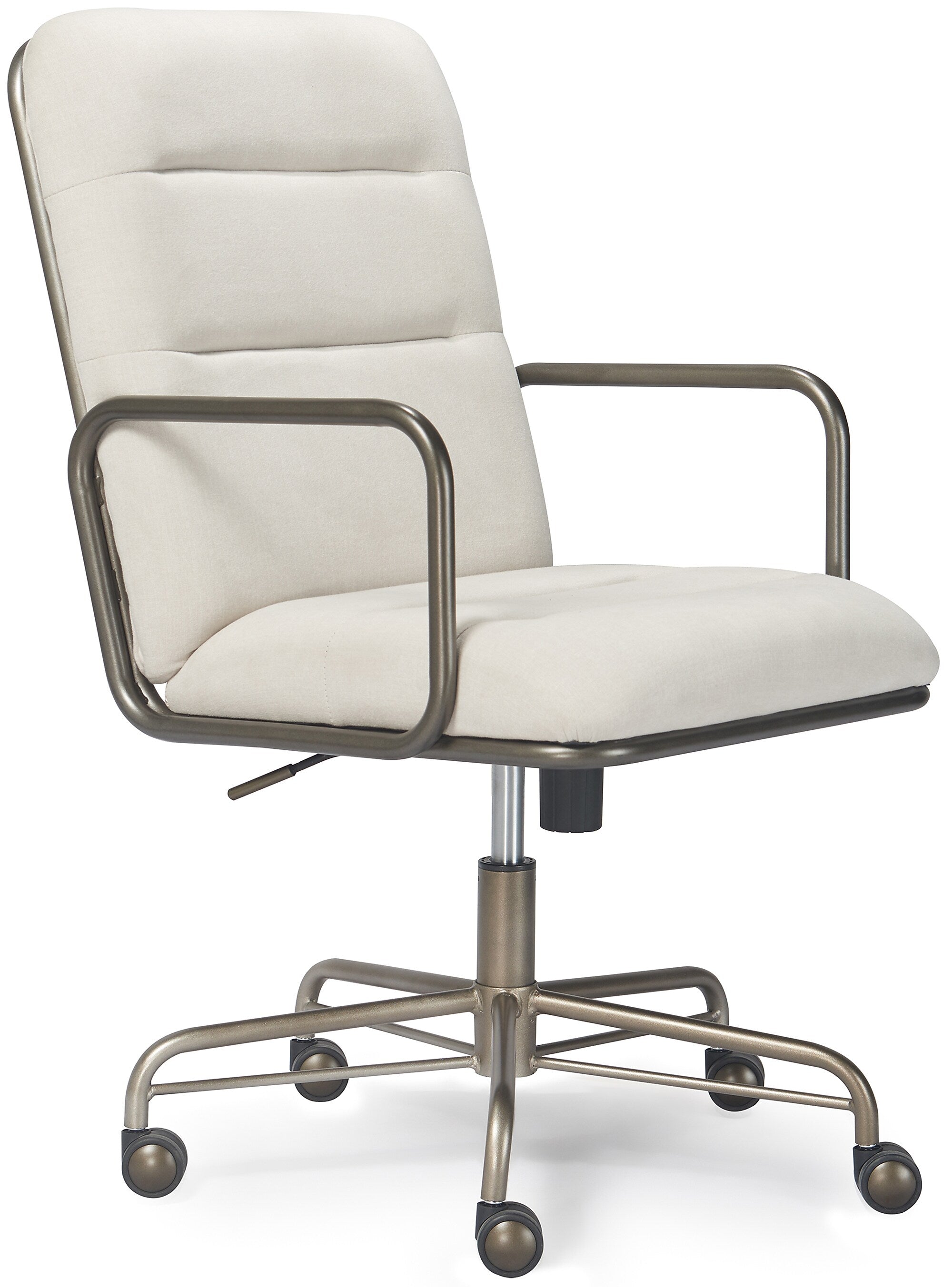 Finch Franklin Bonded Leather Computer and Desk Chair, Cream White (CHR10060D)