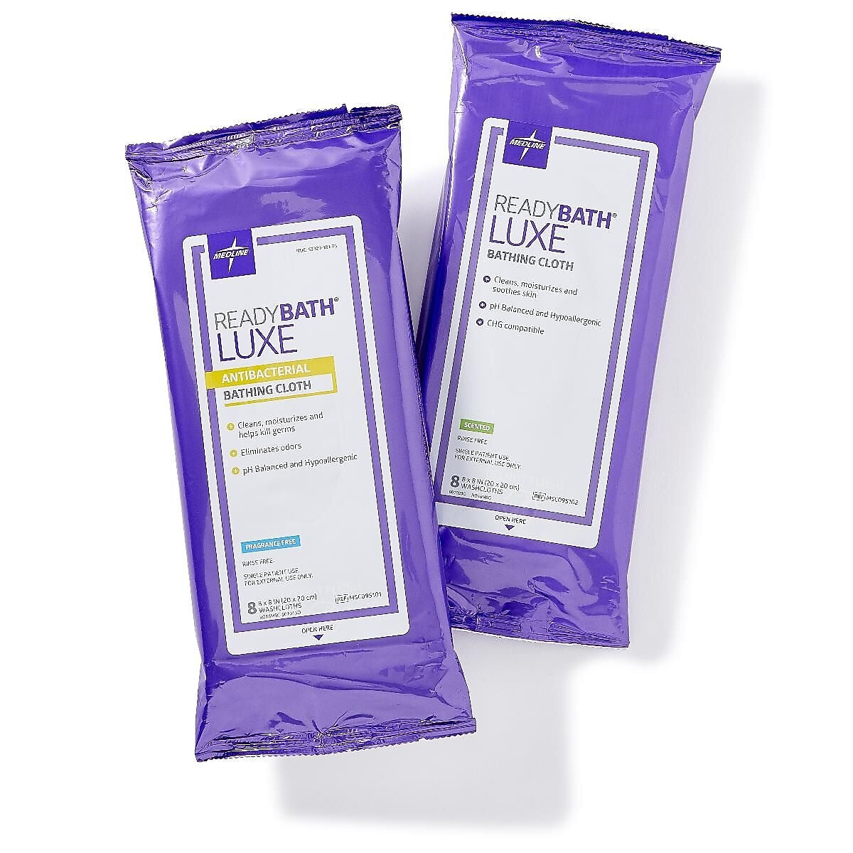 ReadyBath LUXE total Body Cleansing Heavyweight Washcloths, 24/Pack (MSC095101)
