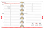 2025-2026 Plato Black Solid 6" x 7.75" Academic Year Weekly Planner, Black (9798330700073)