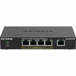 Netgear GS305PP 5-Port Gigabit Ethernet PoE+ Unmanaged Switch, Black (GS305PP-300NAS)