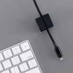 Function101 Cable Blocks, Magnetic Cable Organizers, Black 3/Pack (F101-CBXB3)