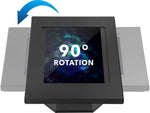 Mount-It! Adjustable Anti-Theft iPad Countertop Stand/Wall Mount, Black (MI-3775B_G10)