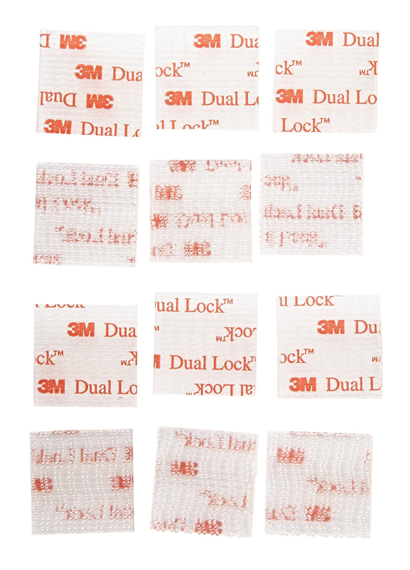 Scotch™ Extreme Fasteners, 1" x 1", Clear, 12/Pack (RFD7020)