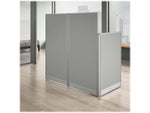 Bush Business Furniture Office in an Hour 63"H x 65"W Cubicle Panel Workstation, Pure White (WC36192-03K)