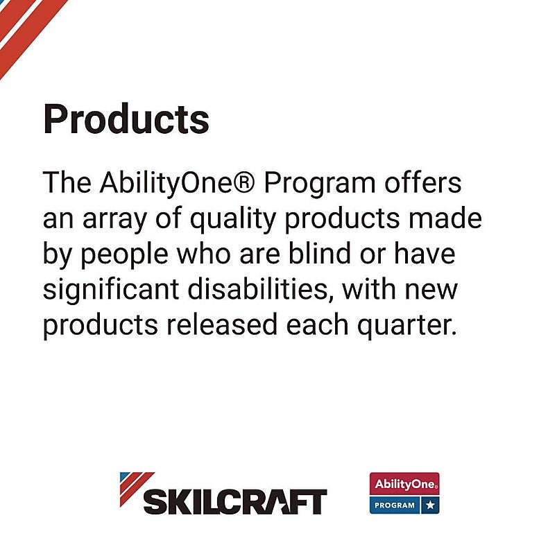 AbilityOne Flat Barrel Tank Highlighter, Chisel Tip, Pink, 12/Pack (NSN3519146)