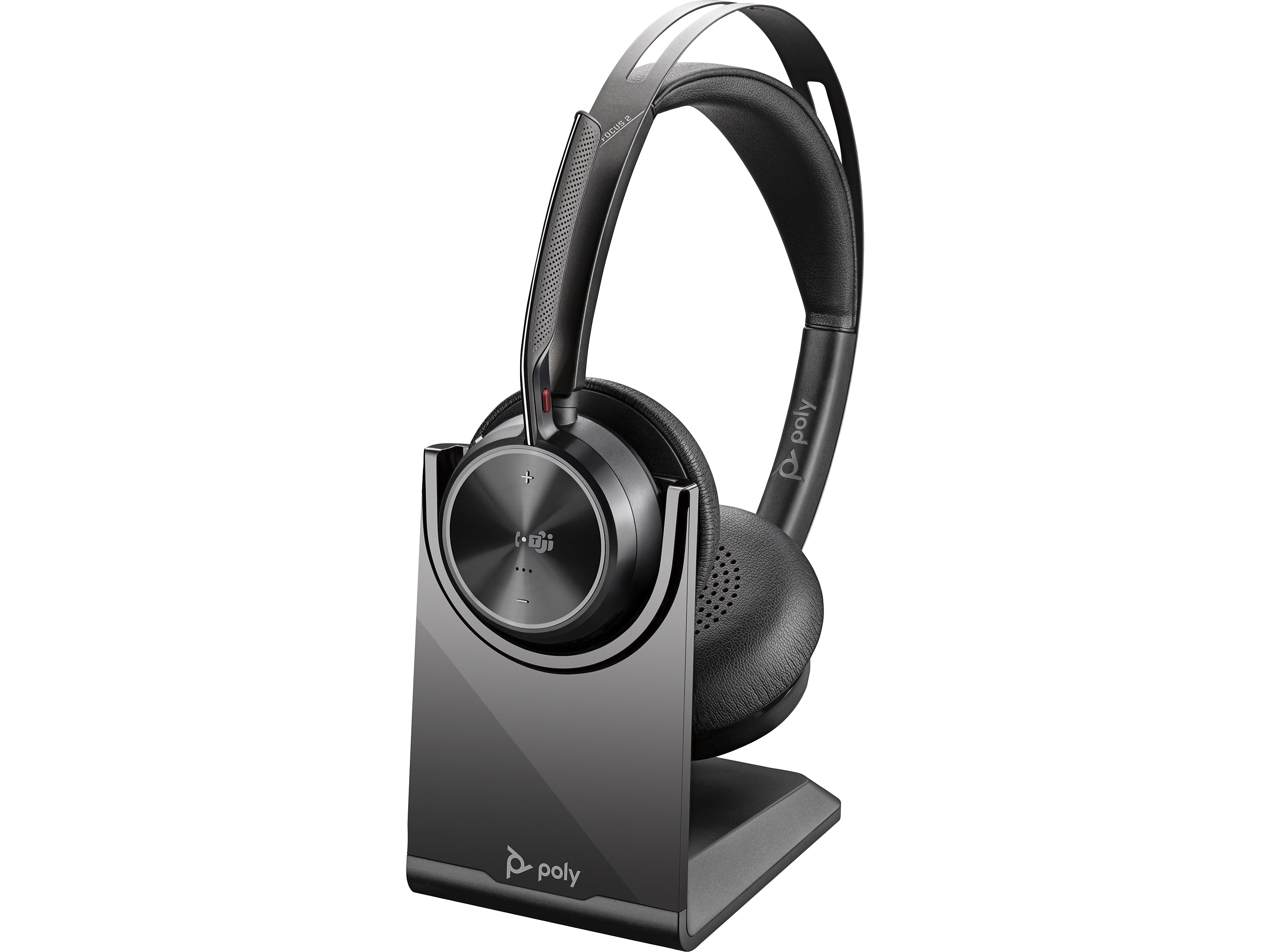Poly Voyager Focus 2 Wireless Noise Canceling Bluetooth Stereo Headset, MS Certified (9T9J6AA#AC3)