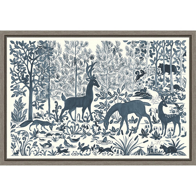 Amanti Art Forest Life I by Miranda Thomas Framed Canvas Wall Art Print, 23" x 16" (A42674078919)
