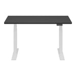 FlexiSpot E7COMMERCIAL 55''W Electric Adjustable Particle Board Standing Desk, Black/White (E7WCOM5528-B)