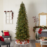 Nearly Natural 10-ft Fraser Fir Artificial Christmas Tree with 780 Multicolor LED Lights and 2327 Bendable Branches (T3265)