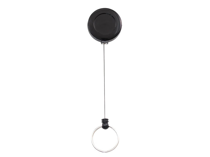 Advantus Badge Reels, Black, 12/Box (97121)