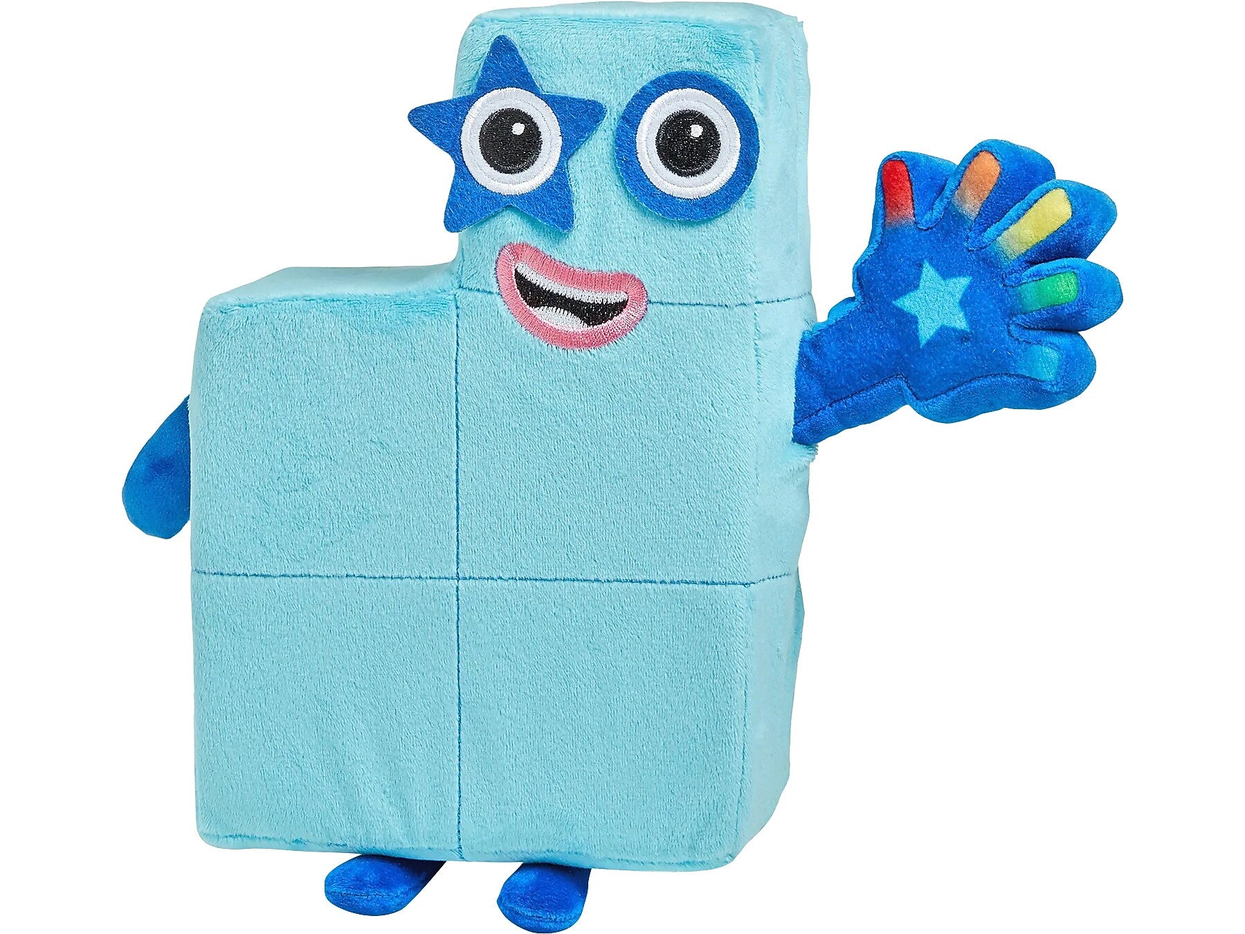 hand2mind Numberblocks Sing-Along Numberblock Five Plush, Blue (95352)
