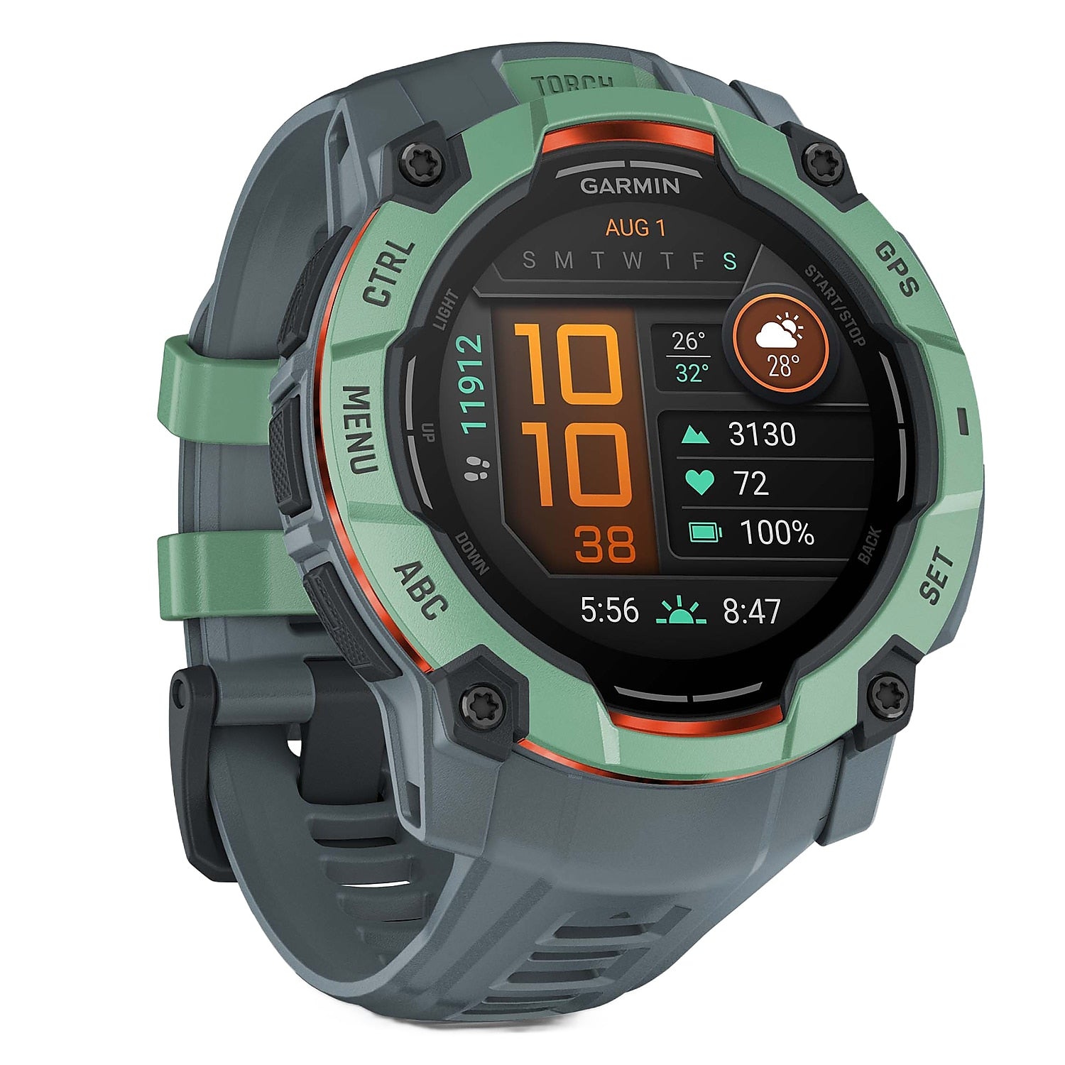 Garmin Instinct 3 Smart Watch, 50 mm, Neo Tropic & Twilight (GRM0302001)