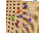 Flash Furniture Bright Beginnings Chain and Gears for Modular STEAM Walls, 79/Pack (MK-ME24343-GG)