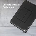 CODi PU Leather 10.2" Bluetooth Keyboard Case for iPad 7th/8th/9th Generation, Black (C30708511)