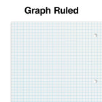 Staples 1-Subject Notebooks, 8" x 10.5", Graph Ruled, 70 Sheets, Blue (ST23985C)