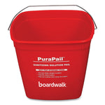 Boardwalk PuraPail Bucket, 6 Quart, Plastic, Red (BWK6QTREDBKT)