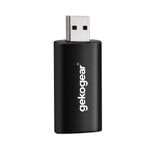 GekoGear Orbit A100 Wireless USB Dongle Compatible with Apple Carplay, Black