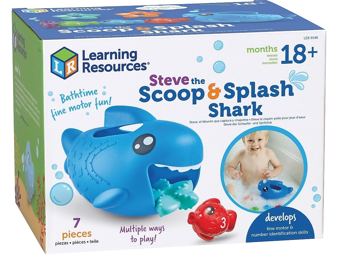 Learning Resources Steve the Scoop & Splash Shark Set (LER9146)