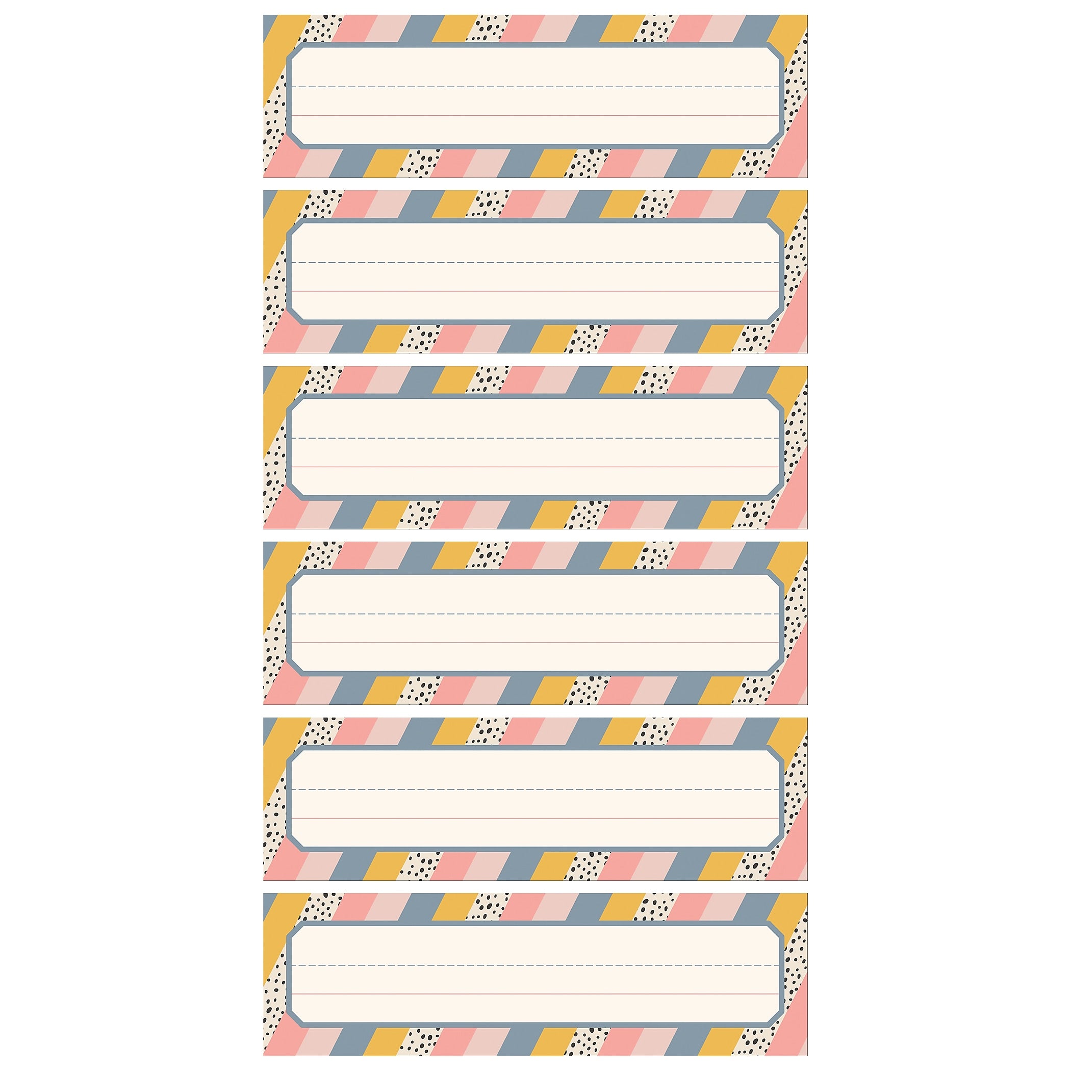 Carson Dellosa Education We Belong Nameplates, 9.5" x 2.8", 36/Pack, 6 Packs/Bundle (CD-122155-6)