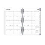 2026 Blue Sky Ru Du Flore 5" x 8"  Weekly & Monthly Planner, Plastic Cover, Multicolored (101603-26)