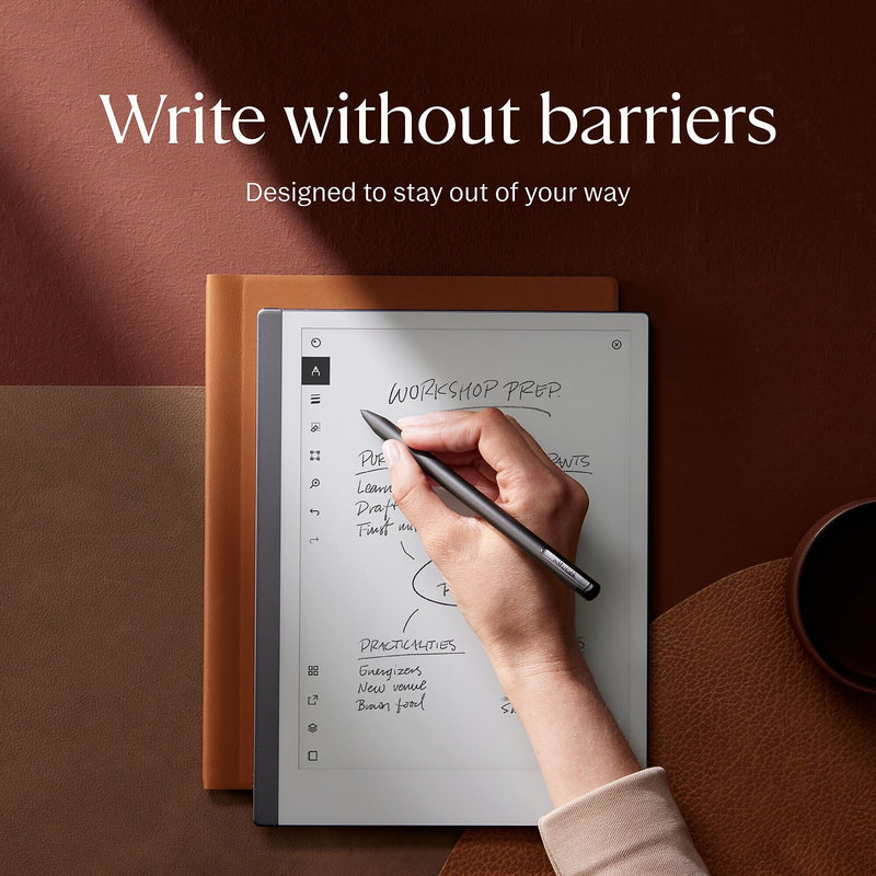reMarkable Premium Leather 10.3" Book Folio for reMarkable 2, Brown (RM313)