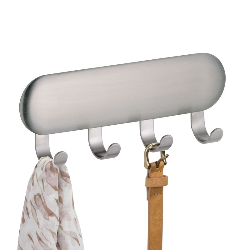 iDESIGN Hooks, Brushed Nickel, Stainless Steel, 4/Pack (28138M4)