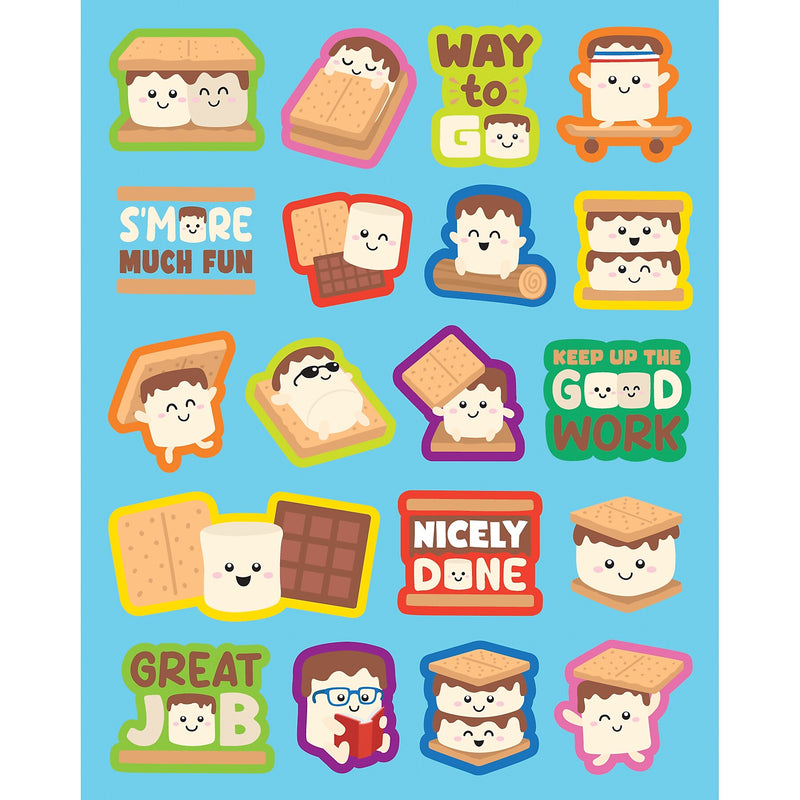 Teacher Created Resources S'mores Smelly Stickers, Multicolored, 114/Pack, 6/Packs/Bundle (TCR9451-6)