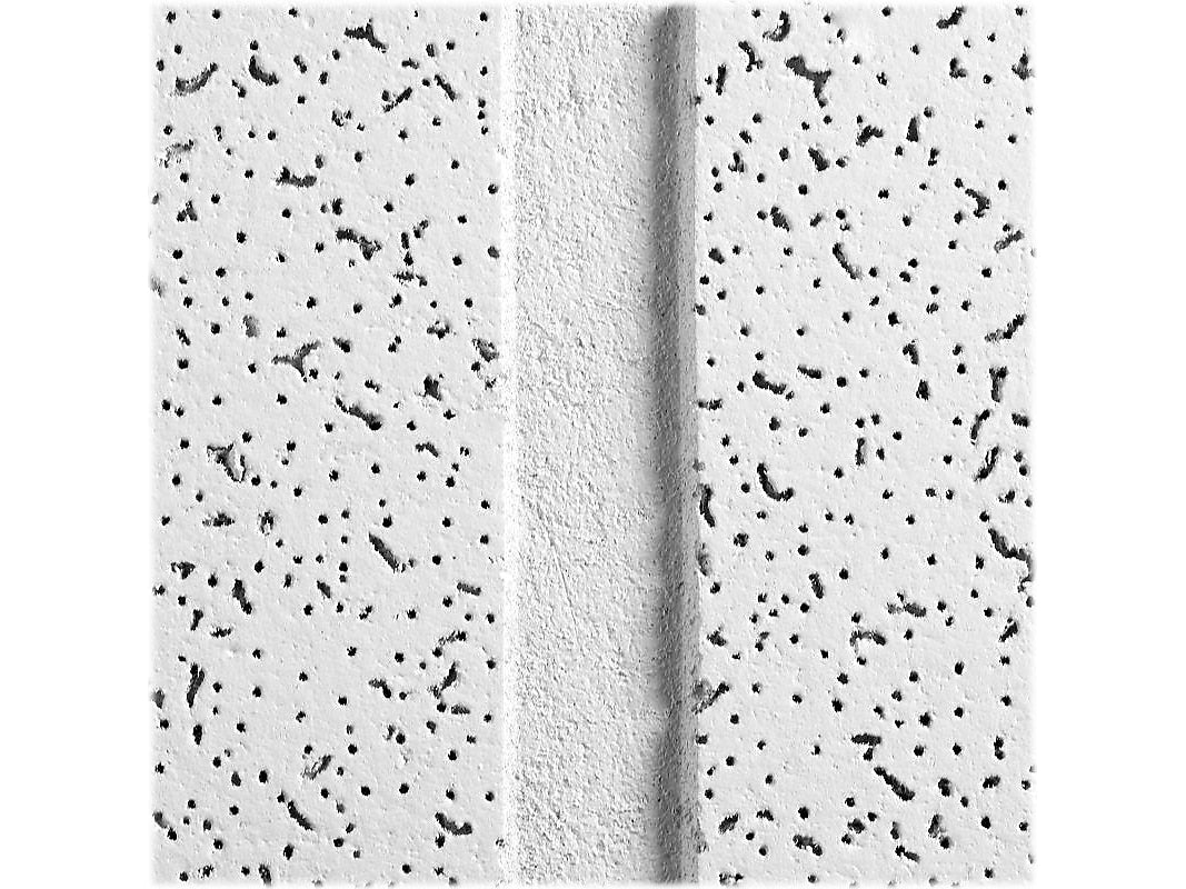 Armstrong CORTEGA Second Look Angled Tegular Edge Ceiling Tile, 24" x 48", White, 8/Carton (BP2758C)